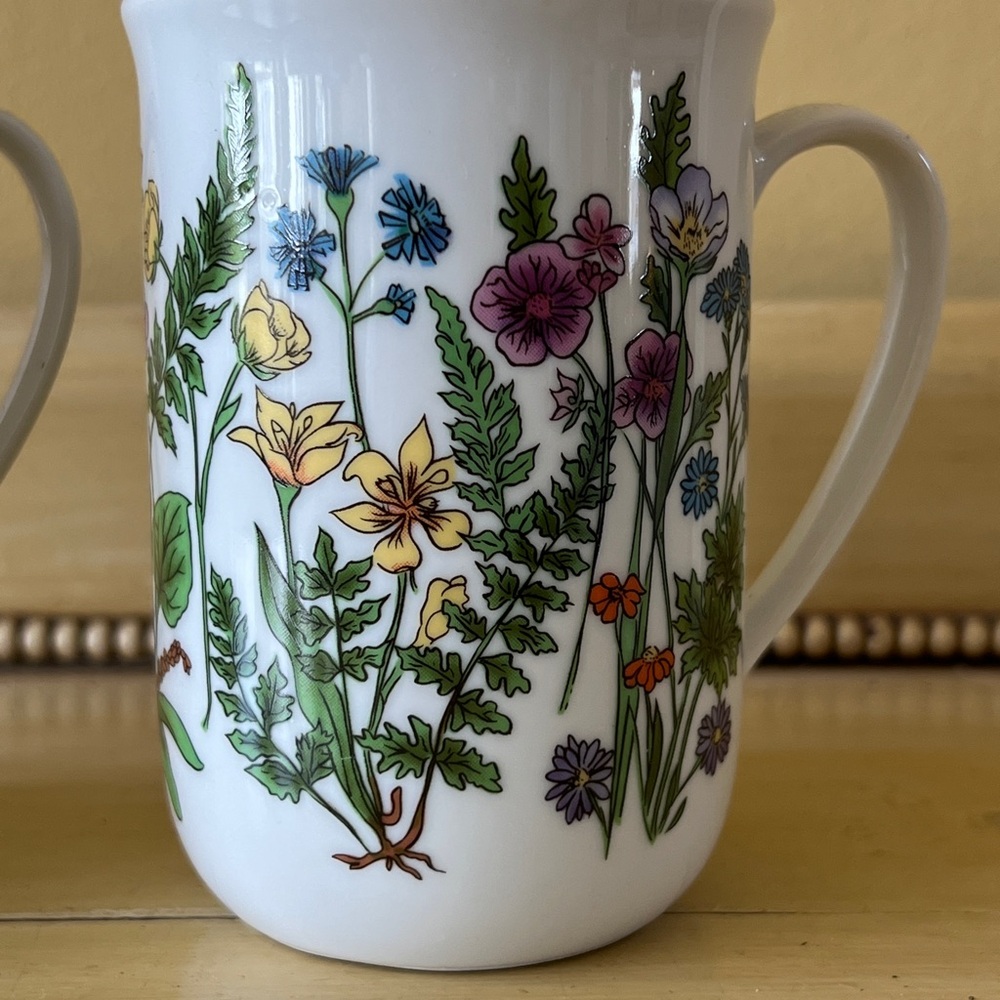Washington Cathedral “Wild Flowers” Teacups - Picture 2 of 5